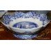 Spode Blue & White Italian Large Scalloped Fruit Bowl