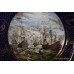 Spode The Maritime England Plates No.3 The Four Days Battle, June 1666 Cabinet Plate