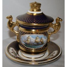 Spode Porcelain Limited Edition The Warrior Cup & Stand # 1 of 500