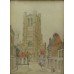 St Omer 1918 Watercolour by George Salway Nicol (1878-1930) St Omer 1918 Watercolour by George Salway Nicol (1878-1930)