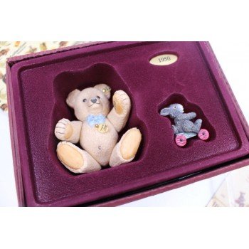 Steiff Collection Enesco 1950 Jackie Bear Porcelain Figurine