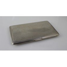 Sterling Silver Cigarette Case Birmingham 1917