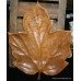 Carved Sycamore Leaf in Elm Wall Hanging Platter