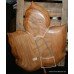 Carved Sycamore Leaf in Elm Wall Hanging Platter