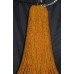 Tall Contemporary Amber Bead & Crystal Chandelier