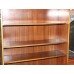 Tall Flame Mahogany Bookcase Cupboard 