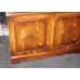 Tall Flame Mahogany Bookcase Cupboard 