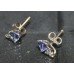 Tanzanite & Diamond White Gold Earrings