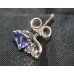 Tanzanite & Diamond White Gold Earrings