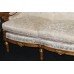 Ornate Upholstered French Empire Style Three Piece Suite