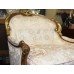 Ornate Upholstered French Empire Style Three Piece Suite