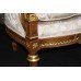 Ornate Upholstered French Empire Style Three Piece Suite