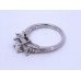 Three Stone 0.98 Carat Diamond Platinum Ring