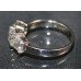 Fine Three Stone Diamond 18ct White Gold Ring