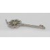 Tiffany & Co Platinum 18ct Gold Diamond Bloom Key Pendant