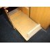 Very Heavy Early 20th c. Large Oak Desk with Roll Top