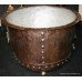 Very Large Polished Copper Log Bucket
