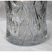 Very Large Cut Glass Crystal Flared Vase