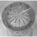 Very Large Cut Glass Crystal Flared Vase