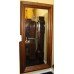 Very Large Heavy Wood Framed Bevelled Dressing Mirror