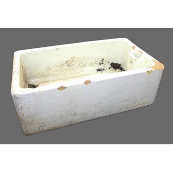 Victorian Belfast Enamel Sink Planter 