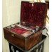 Victorian Brass Bound Rosewood Ladies Vanity Box