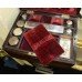 Victorian Brass Bound Rosewood Ladies Vanity Box
