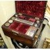 Victorian Brass Bound Rosewood Ladies Vanity Box