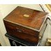 Victorian Brass Bound Rosewood Ladies Vanity Box