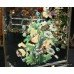 Victorian Brass Painted Mirror Fire Screen