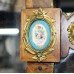 Fine 19th c. French Burr Walnut Inlaid Credenza with Mirror