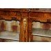 Fine 19th c. French Burr Walnut Inlaid Credenza with Mirror