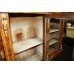 Fine 19th c. French Burr Walnut Inlaid Credenza with Mirror