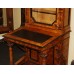 Fine Victorian Burr Walnut Bookcase Davenport c.1840