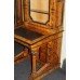 Fine Victorian Burr Walnut Bookcase Davenport c.1840