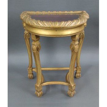 Victorian Carved Giltwood Bijouterie Cabinet