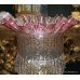Early Victorian Glass Duplex Burner Oil Lamp