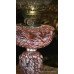 Early Victorian Glass Duplex Burner Oil Lamp