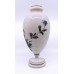 Victorian Hand Painted Blue Tit Opaline Glass Vase