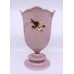 Victorian Hand Painted Stag Opaline Glass Vase