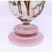 Victorian Hand Painted Stag Opaline Glass Vase