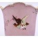 Victorian Hand Painted Stag Opaline Glass Vase