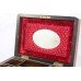 Victorian Inlaid Amboyna Mother of Pearl Sewing Box