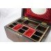 Victorian Inlaid Amboyna Mother of Pearl Sewing Box