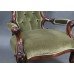Victorian Style Mahogany Spoon Back Armchair