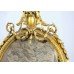 Victorian Oval Gilt Gesso Girandole Mirror