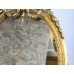 Victorian Oval Gilt Gesso Girandole Mirror