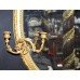 Victorian Oval Gilt Gesso Girandole Mirror