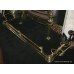 Ornate Victorian Polished Brass Fire Fender