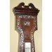 Victorian Rosewood Mother of Pearl Inlaid Barometer